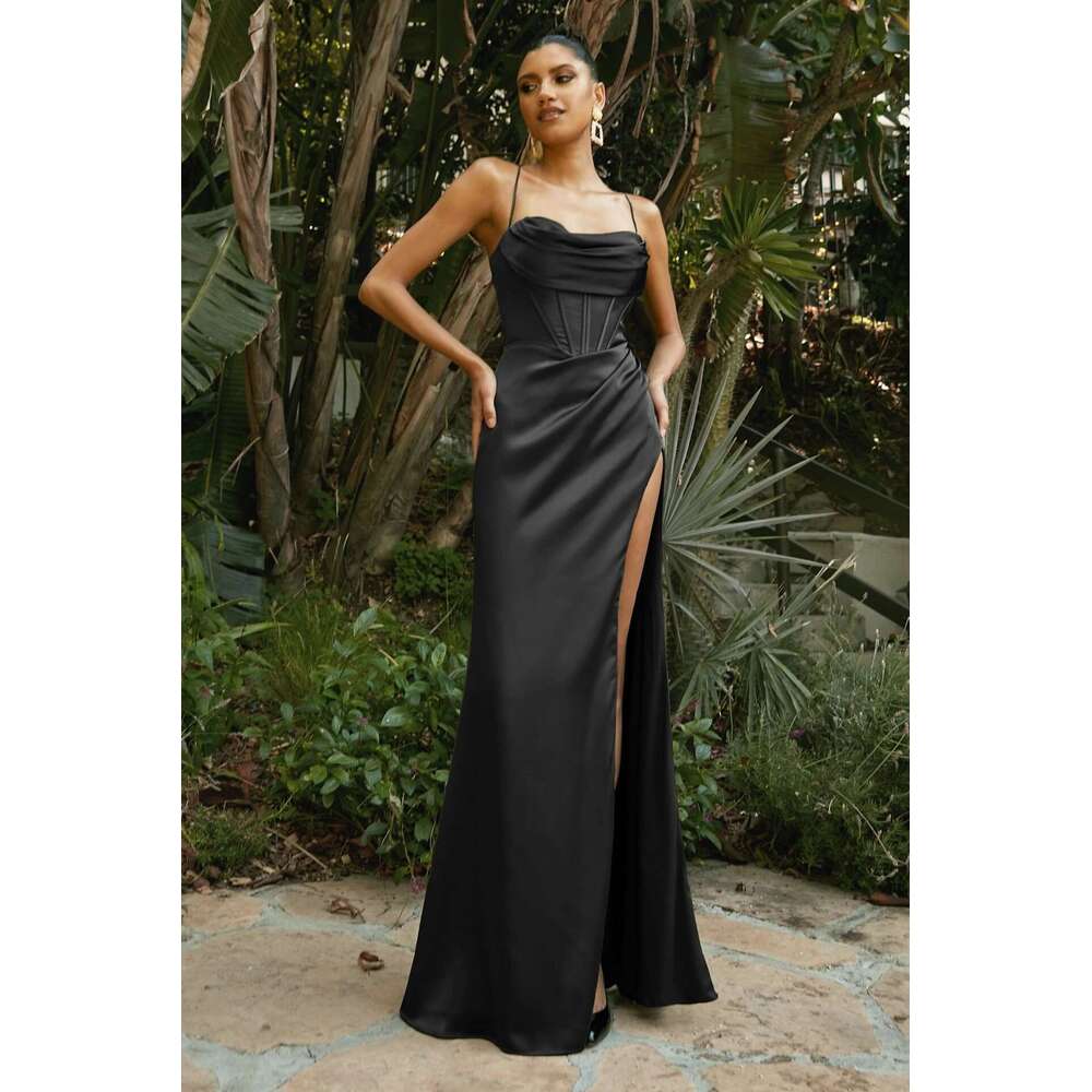 2025 Cross-Border European and American Spring Summer Foreign Trade Women's Sexy Sleeveless Strap Dress