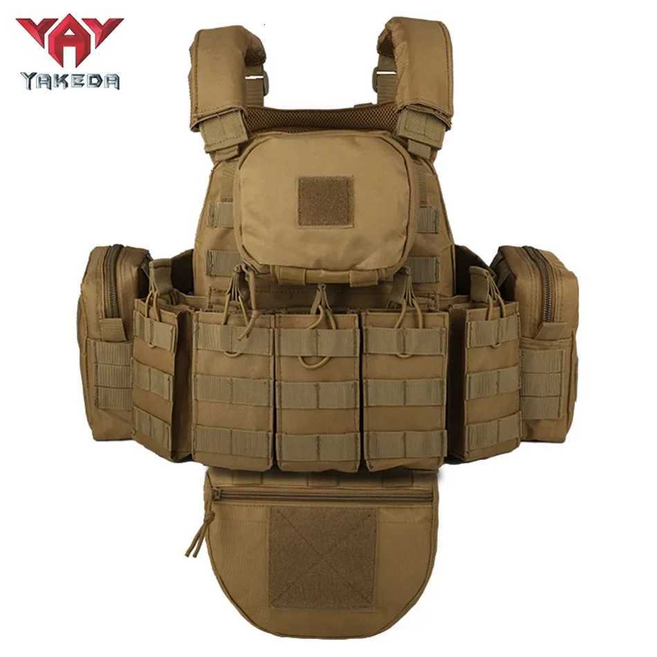 YAKEDA Tactical Plate Carrier Vest Outdoor Hunting Protective Shoulder Adjustable Vest Airsoft Z250728