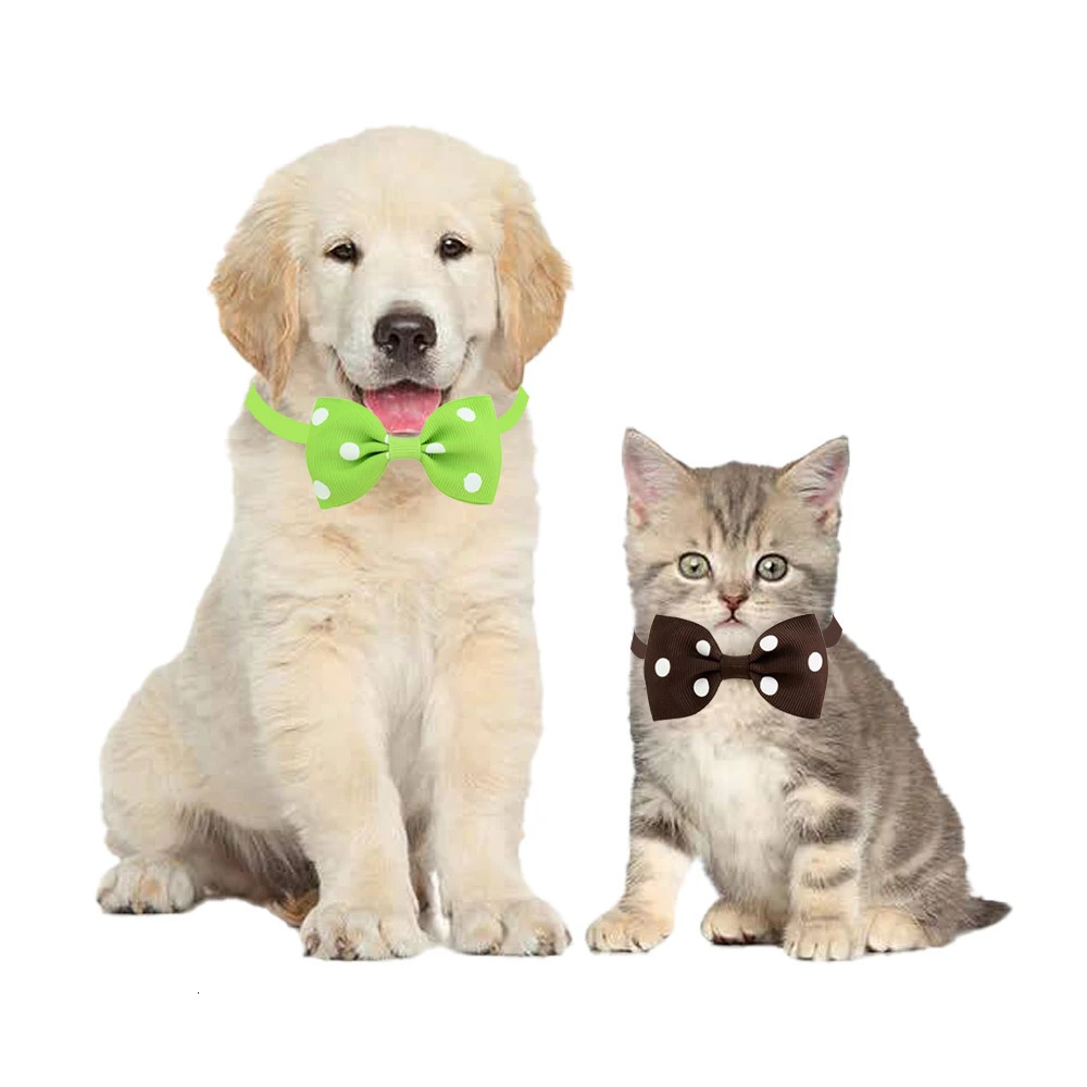 50100pcs Dog Bow Ties Bulk Small Bowtie Collars Fashion Tie Pet Supplies for Dogs Accessories 250729