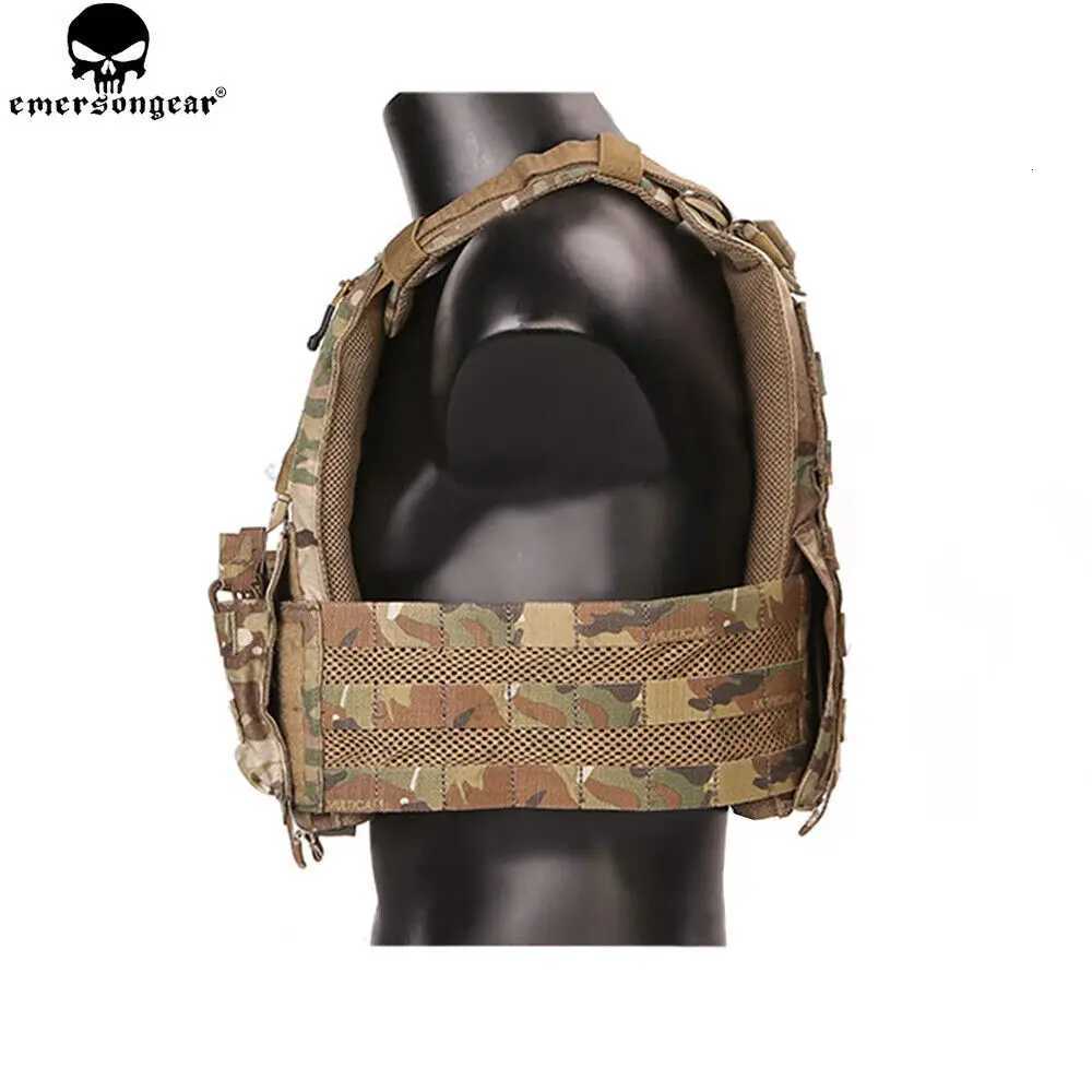 EMERSONGEAR Molle Vest 420 PLate Carrier Hunting Vest Militiamen Paintball Molle Vest Chest Rig Multi-camo Z250728