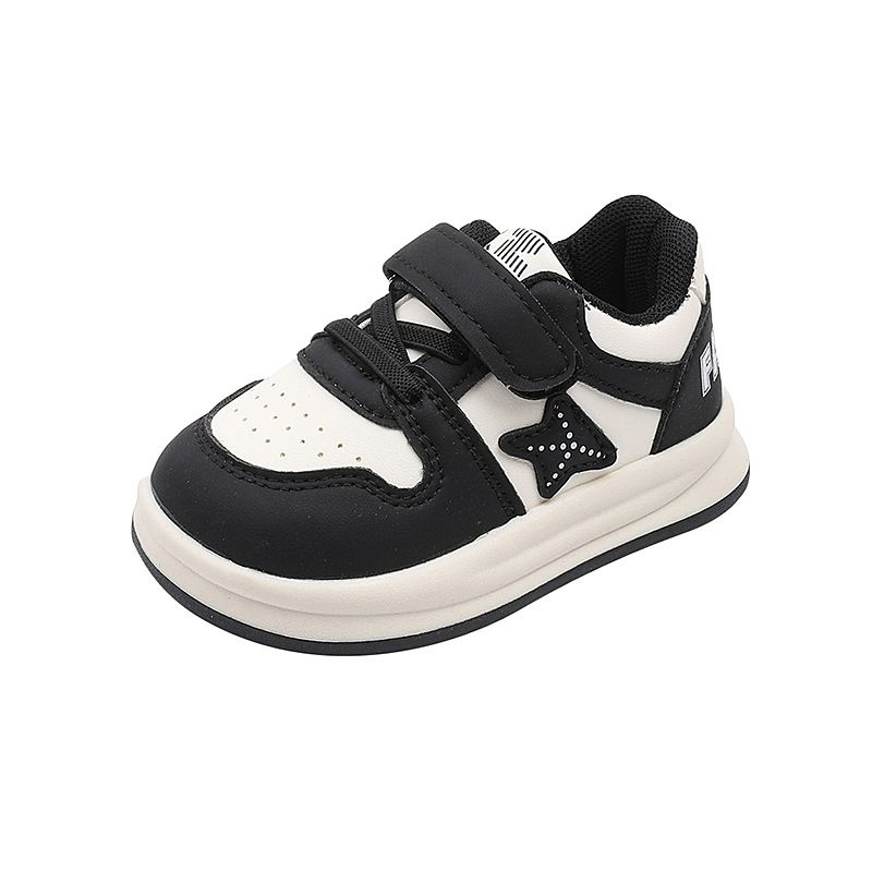 Toddler's Sneakers Fashion Design Baby Spring Autumn 0-6 Years Kids Casual Sport Shoe Littlesprouts Soft Non Slip Pu Leather Skateboard Shoes Siz