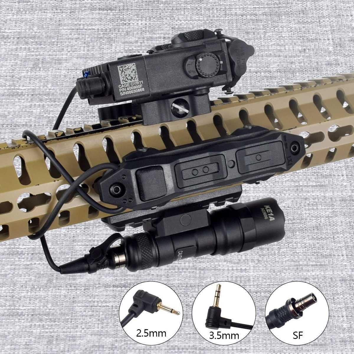 M300 M600 Augmented Pressure Remote Dual Function Switch for Mlok Keymod DBAL A2 PEQ 15 Flashlight Weapon Scout Light XJ250728
