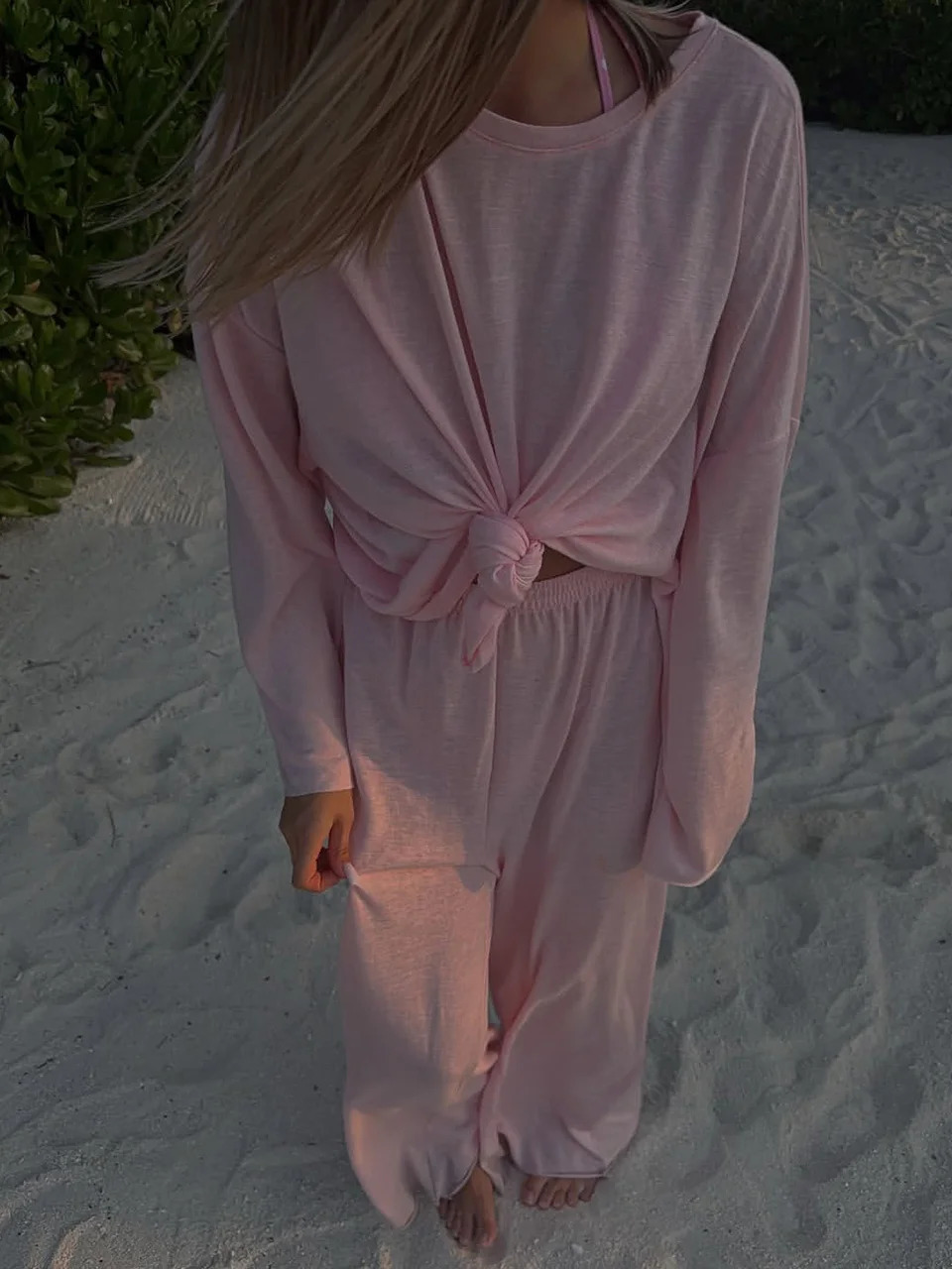 Basic Soft TShirts for Women Summer Autumn Long Sleeves Loose Bottom Tees Ladies Casual Knitted Tops 250729