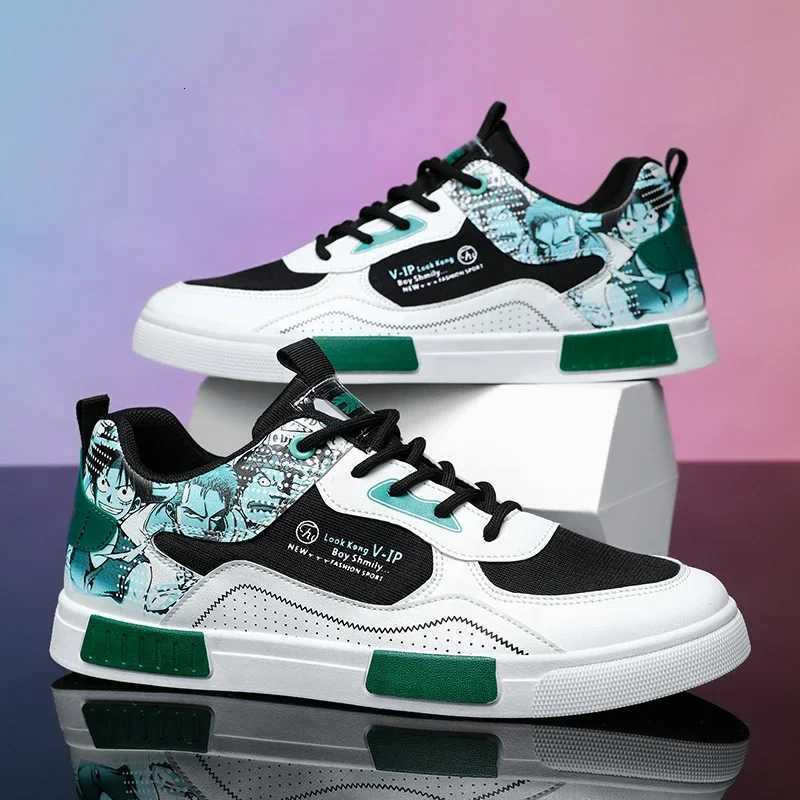 2025 Running Shoes Breathable Cfy Anime Casual Sneakers Men Skateboard Big Size Tennis Mascino Footwear M Y250728