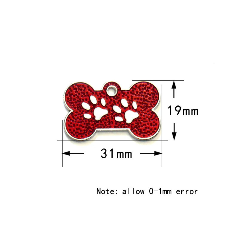 Bone Identity Card 20pcs Personalized Dog Plate Supplies Customized Laser Cat Puppy Name Phone Lable Dog Accessories 250729