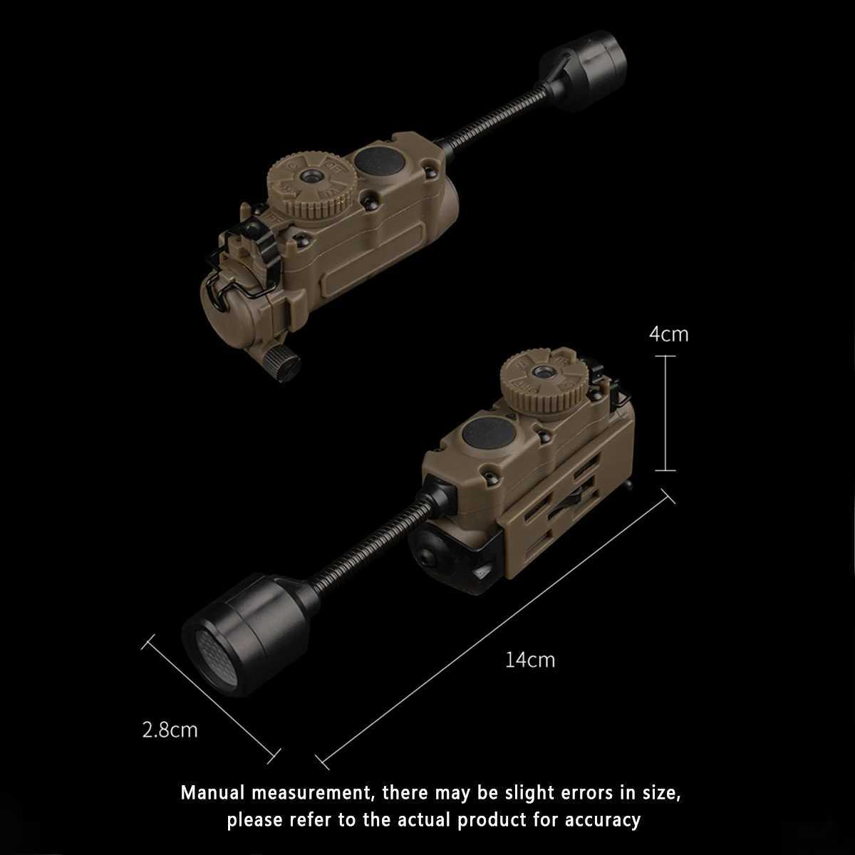 Tactical Helmet Strobe Light Sidewinder LED Helmet Light White Red Green Blue IR Light Stalk Arc Rail Helmet Clip Flashlight R250728