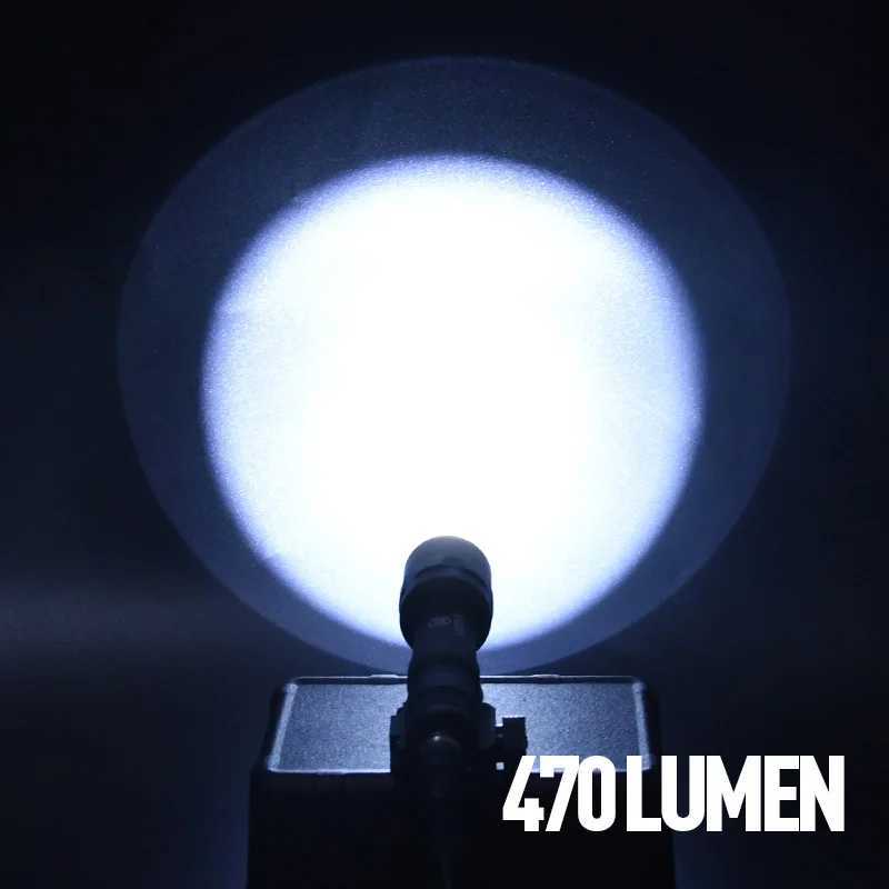 Vadsn Tactical Metal M600U Flashlight Scout Light High Power LED Airsoft Hunting Fit 20mm Picatinny Rail Airsoft Accessories XJ250728