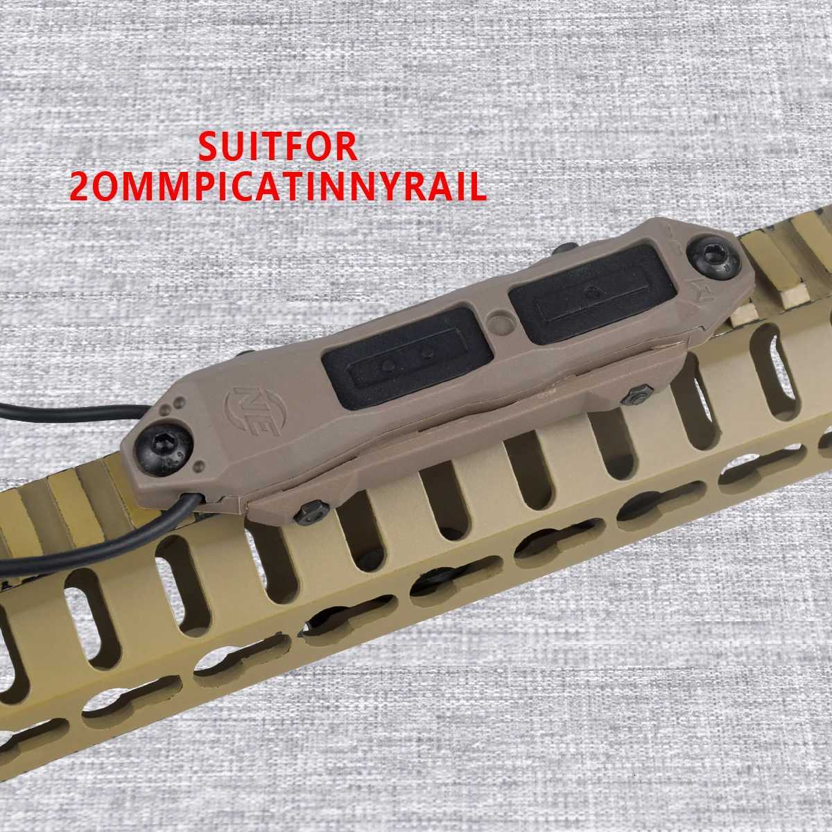 M300 M600 Augmented Pressure Remote Dual Function Switch for Mlok Keymod DBAL A2 PEQ 15 Flashlight Weapon Scout Light XJ250728