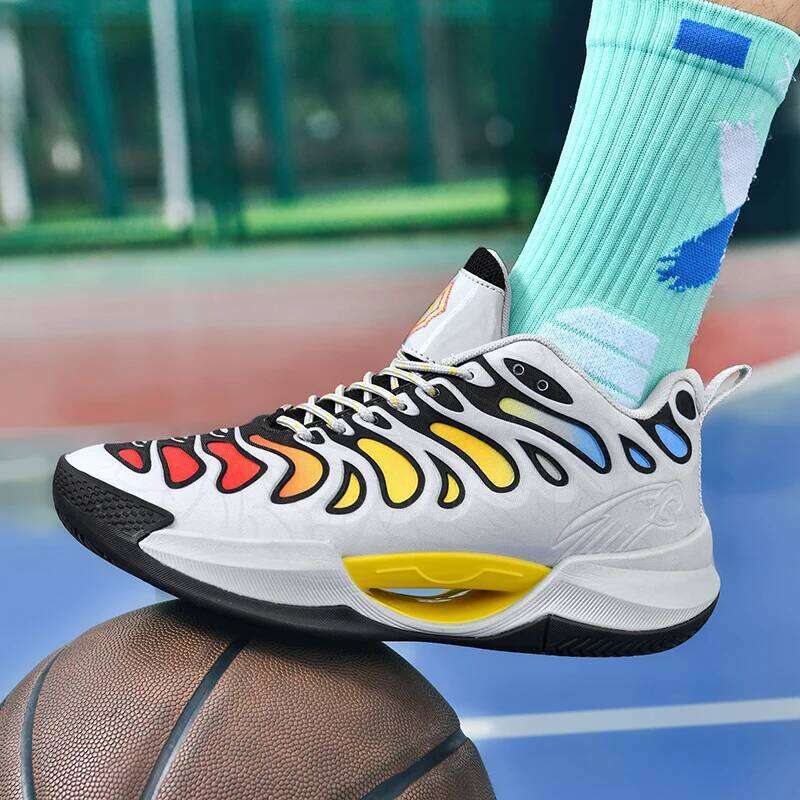Basketball Men's Women's Sports Running Shoes High Quality Md Combination Rubber Sole Sneakers