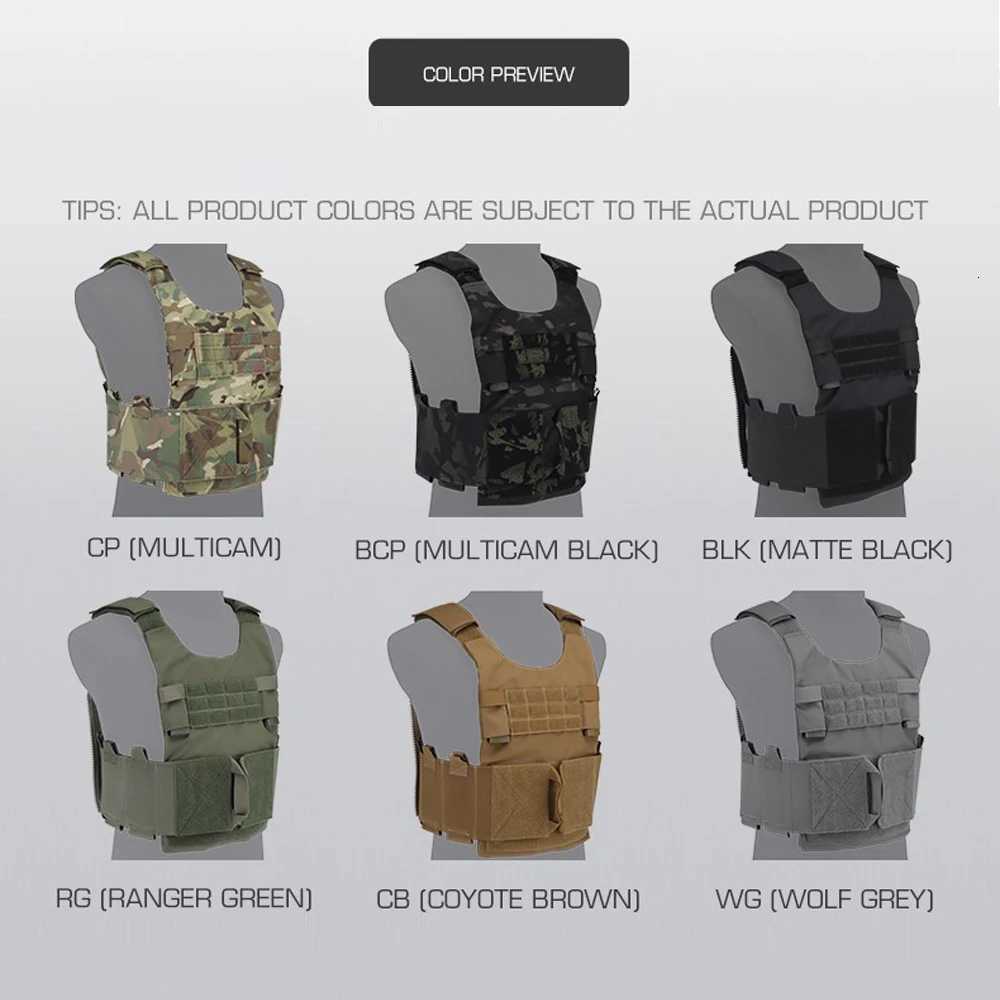 LV-119 Low Vis Slick Plate Carrier Tactical Vest Airsoft Militar Wargame Lightweight Adapt System Slickster Assault Vest Z250728