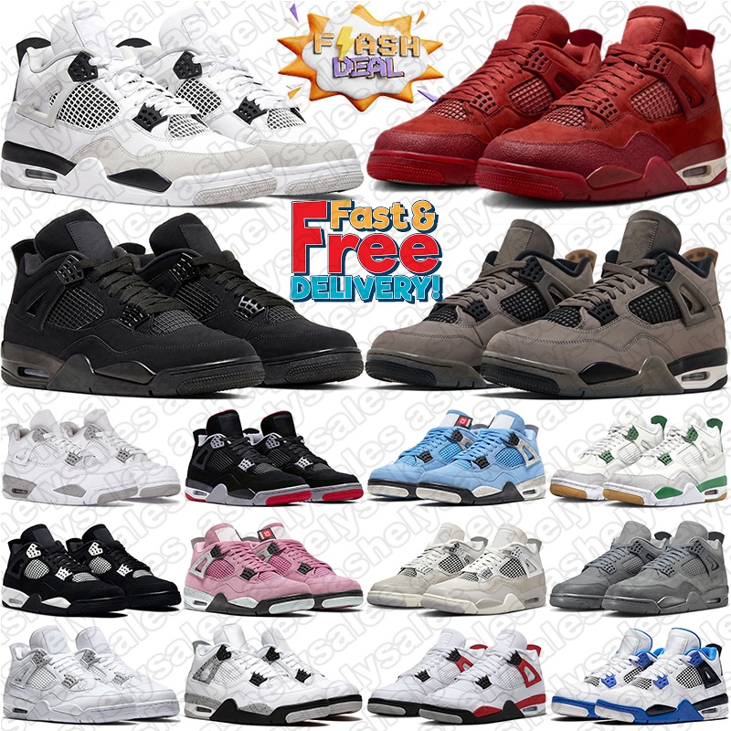 Free Shipping Basketball Shoes Designer Sneakers Brick By Brick Military Black Cats Cement Grey Red Thunder Pink Pine Green Women Men outdoor mens trainers