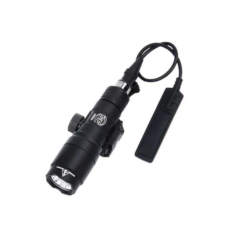 Tactical M300 M600 Flashlight SF M300A M600C LED Scout Light Airsoft Gear High Power Hunting Weapon Lamp Fit 20mm Rail R250728