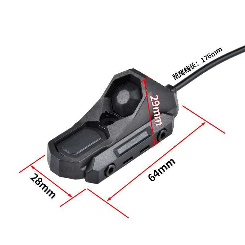 Tactical SF M300 M600 Flashlight Weapon Light AXON Switch Fits 20mm Picatinny MLOK KEYMOD Rail Hunting Airsoft Gun Lamp R250728