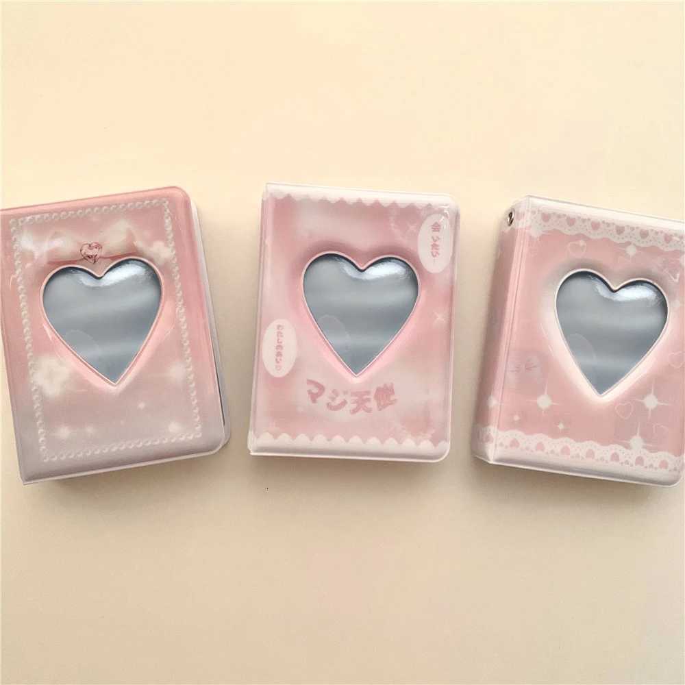 40 Grids INS Cute Heart Hollow Photocard Holder Photo Album Storage Album Photo Album Collection Book Star Chasing Album Z250729