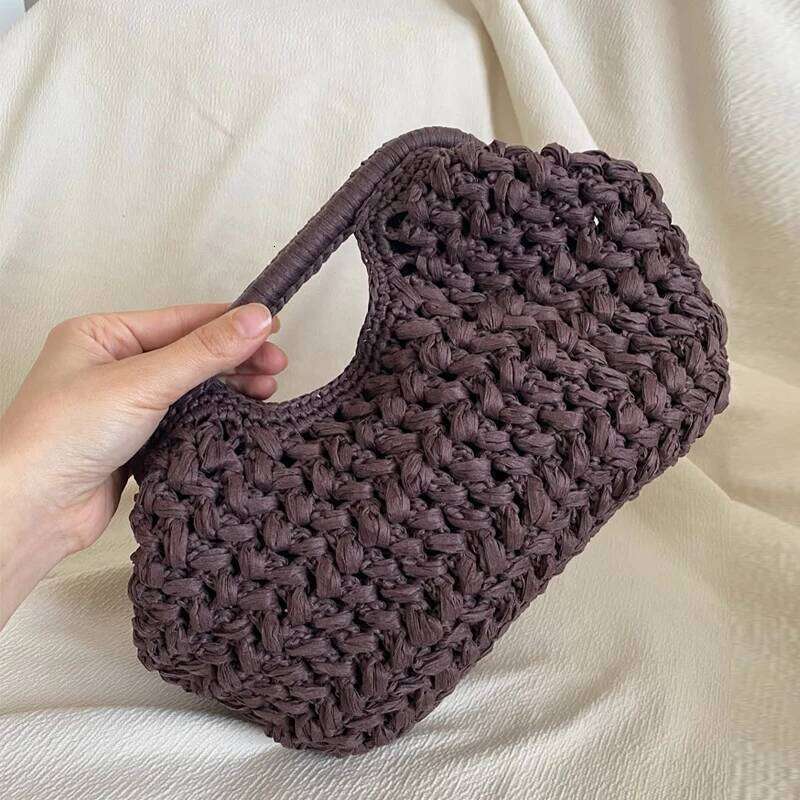 Women's Bags Designer Women's Bags Designer Clip Evening Clutch Bags For Women Designer Handbags And Purses New In Straw Woven Hollow Top Ha