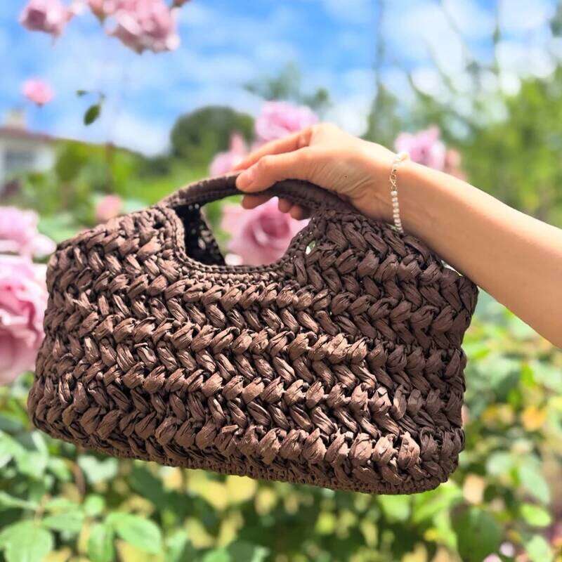 Women's Bags Designer Women's Bags Designer Clip Evening Clutch Bags For Women Designer Handbags And Purses New In Straw Woven Hollow Top Ha