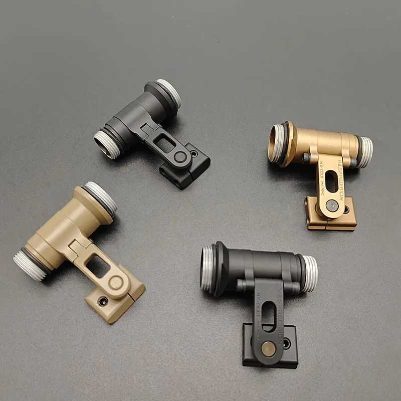 SOTAC CNC SS MAX Helmet Mount for M300 M600 SF Flashlight Scout Light KIJI K1 IR Illuminator OPS-CORE Helmet Picatinny Rail R250728