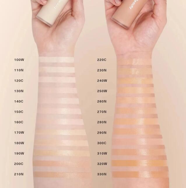 4 Colors Rare Beauty Face Foundation 28ml Liquid Touch Weightless Foundations Concealer Natural Moisturzing Face Makeup 250w 140C 180w 340C Makeup cos