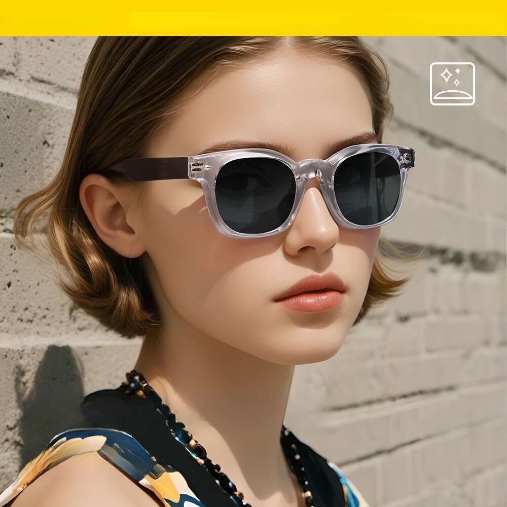 DHcollections New Designer Sunglasses - UV400 Protection, TR+Metal Frame, Polarized Round Lens for Men/Women (6 Color Options)