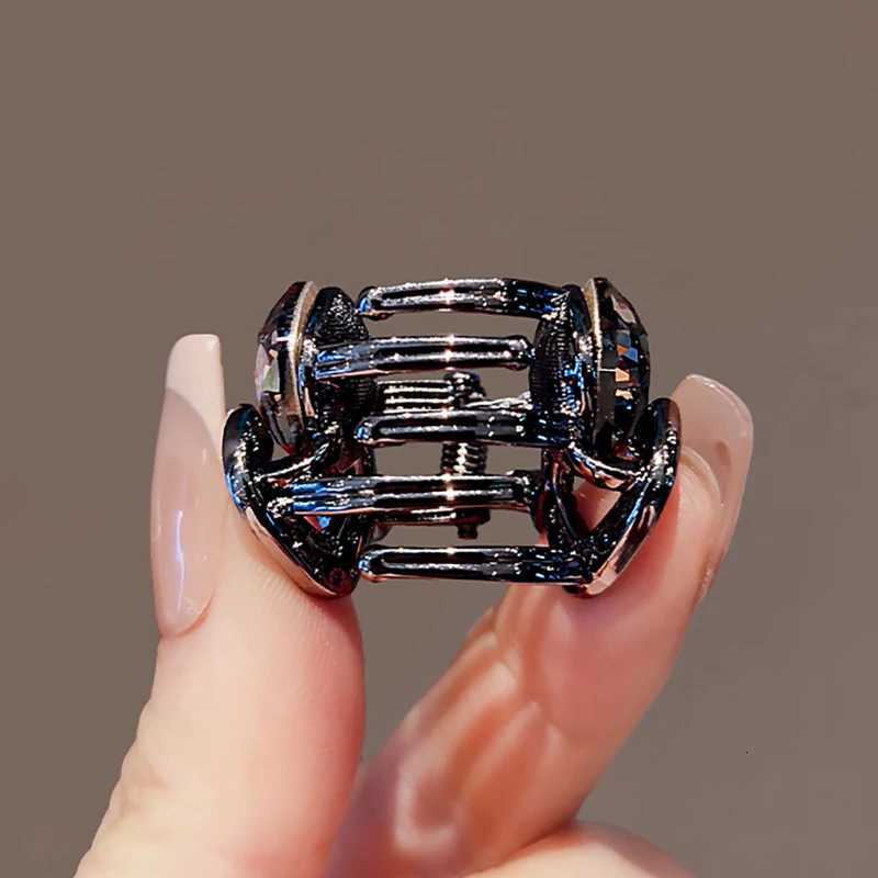 Exquisite Crystal Rhinestone Small Hair Claw Girl Forehead Bangs Clip Cute Side Clip Princess Head Hair Slide New Style Hair Accessory Z250729