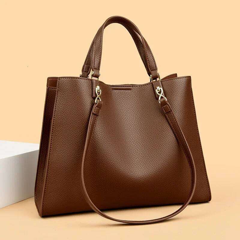 Genuine Brand Designer Women Bags High Quality Leather Shoulder Crossbody Messenger Tote Bag Large Handbag