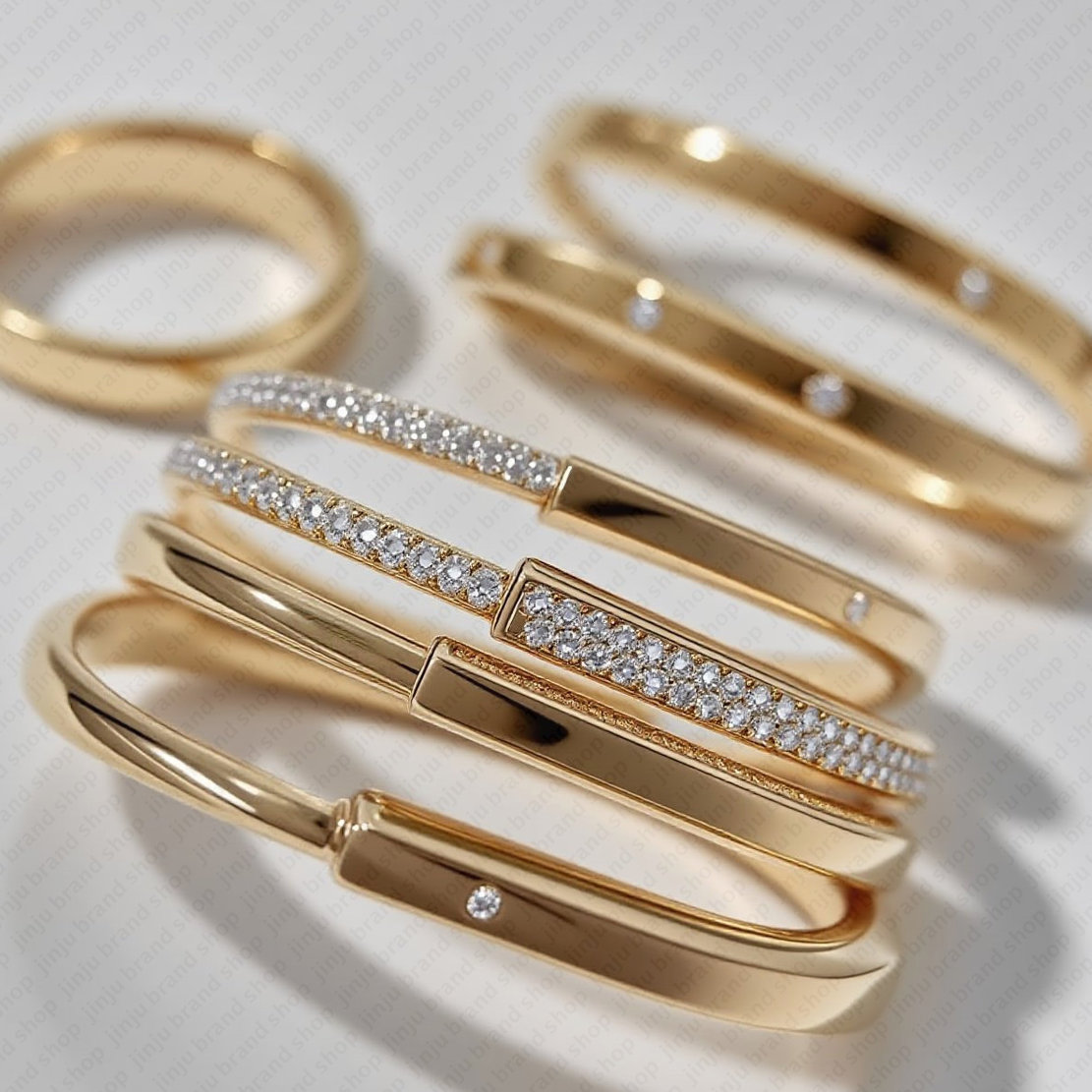 bracelet designer luxury jewelry women mens bracelet designer lock bangle Classic stainless steel jewelry couple bracelet 18K Gold bangle woman bracelet silver