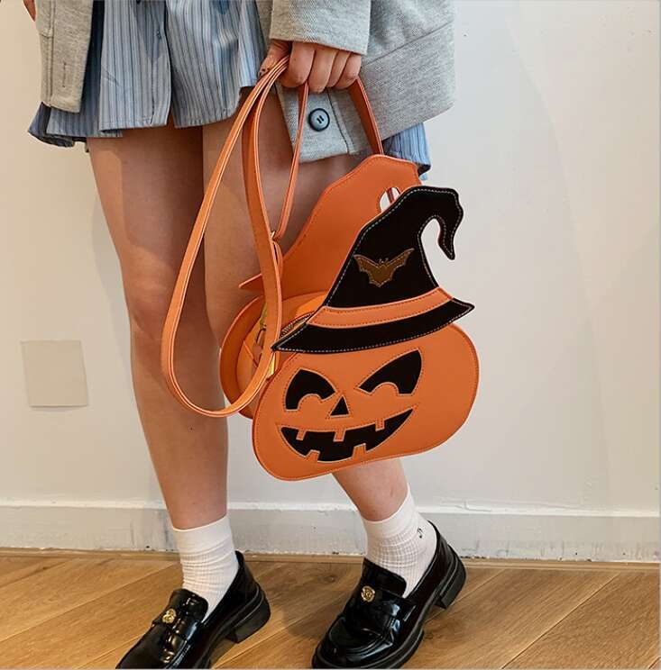 Designer Bags Single shoulder crossbody bag women's Halloween bag luxury funny new pumpkin women's bag, European and American personalized c