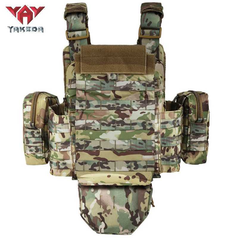 YAKEDA Five piece equipment bag training vest detachable and expandable waterproof wear-resistant and tear resistant Z250728