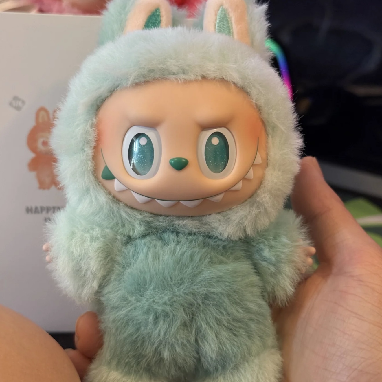 Labubu V1 V2 V3 Doll Vinyl Face Series Blind Box Labu Heartbeat Macaron Plush Pendant Toy Birthday present