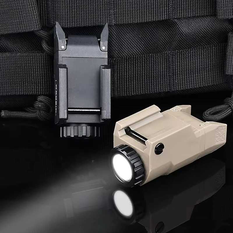 Tactical APL-C APL Pistol Scout Light White LED Constant/Momentary/Strobe Flashlight Functions Nylon Material Fits 20mm Rail Hunting XJ250728