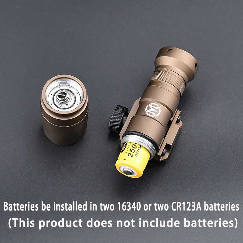 600 Lumen WADSN SF M600C Flashlight 510 Lumens M300A Torch White Spotlight Hunting Airsoft Scout Light Fits 20MM Picatinny Rail XJ250728