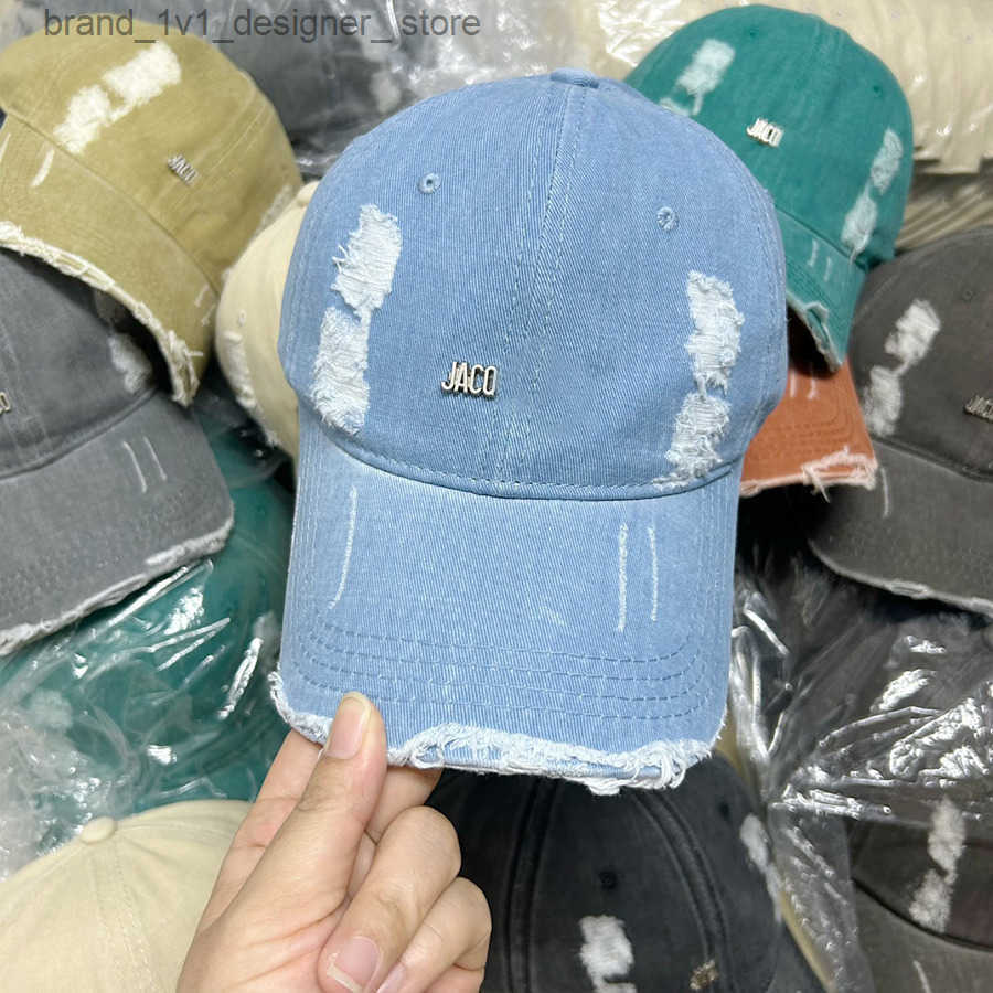 Baseball Bucket Hat Jeans Blending Classic Sun Protection Letter Tide Adjustable Head Cap Hats Men Womens Baseball Caps Retro Unisex R250603 S250729