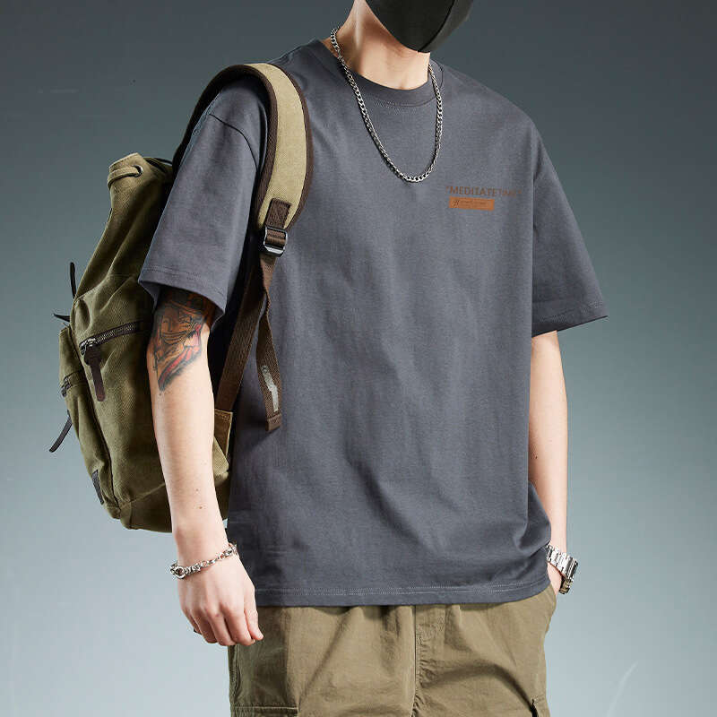 Designer T Shirt Short Sleeve Men's Summer T-Shirt 2025 New Trendy Brand Loose Fit Round Neck Tee Graphic Tee Tracksuit