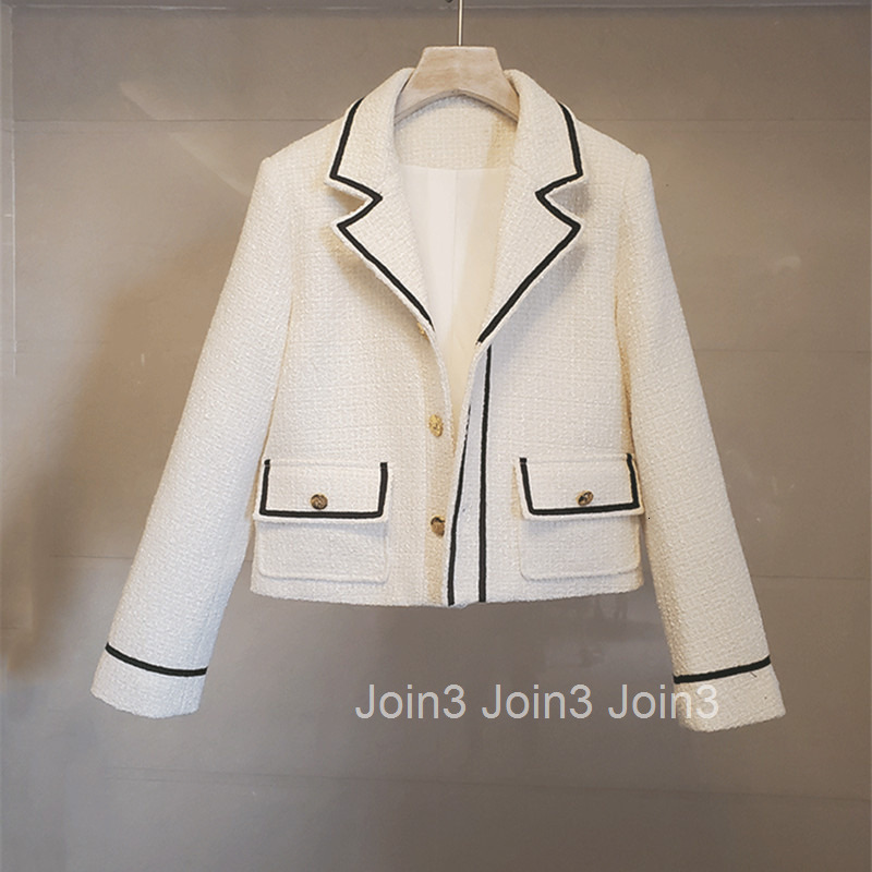 Net red autumn and winter new product Cecilia Cheung same coarse woolen cloth little xiangxi clothing coat womens short nanyou