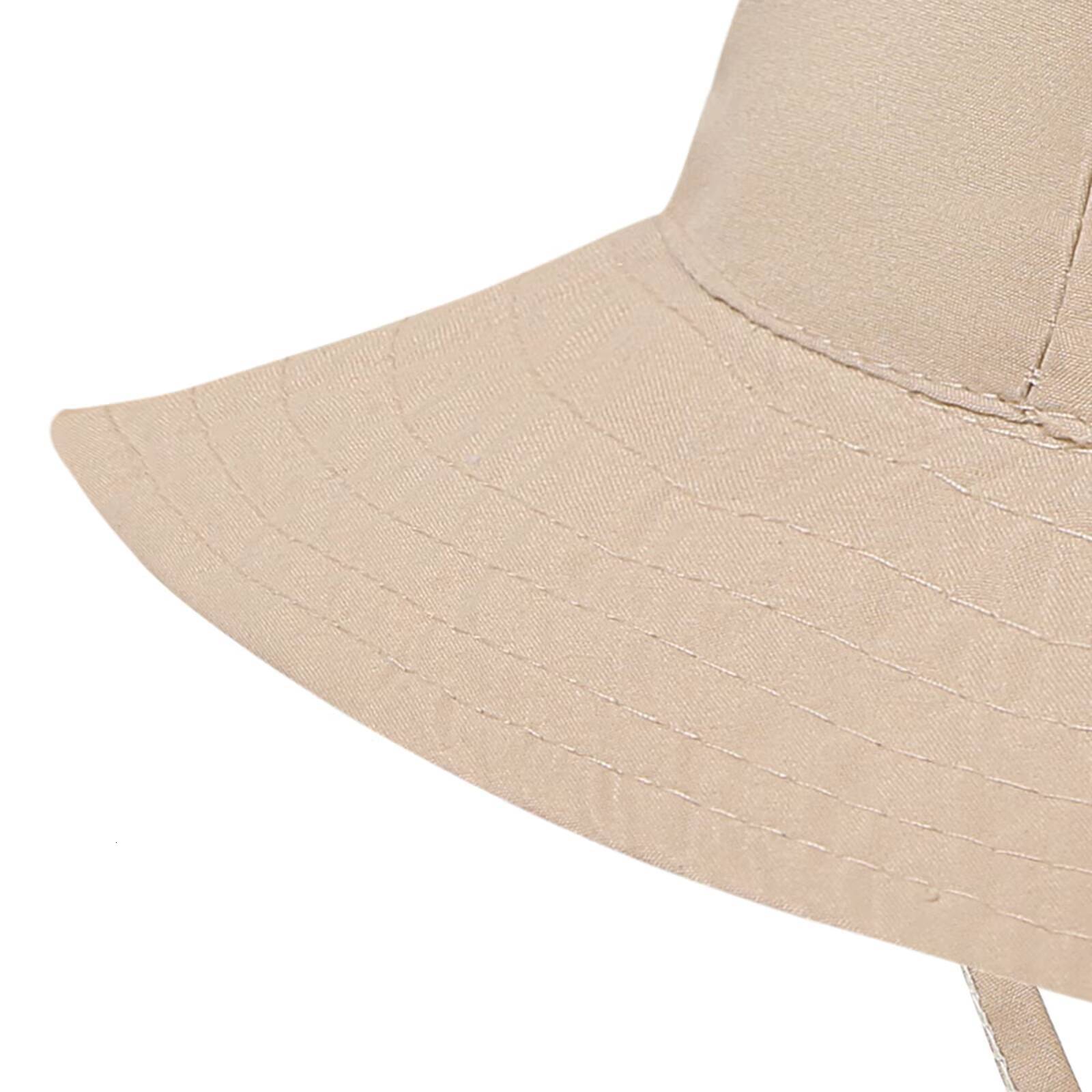 1-5T Large Childrens Sunscreen Baby Sun Cute Ear Beach UV Protection Summer Cotton Breathable Panama Fisherman Hat ddmyshoesvip