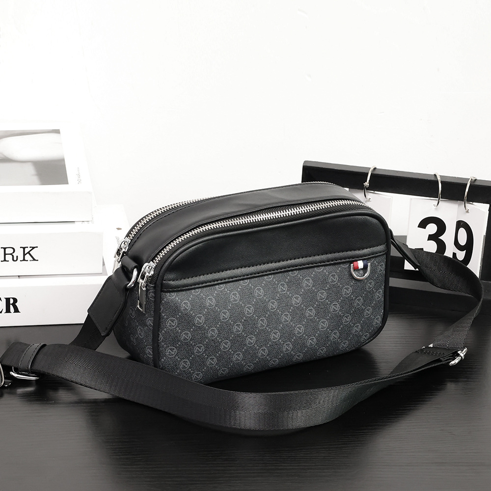 Shoulder bag men casual crossbody bag small square bag commuting multi-function backpack oblique men 2025s hot