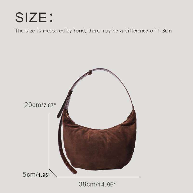 Women's Bags Designer Women's Bags Designer Korean Vintage Hobos Bags For Women Designer Handbag Purses New In Faux Suede Small Soft Underar