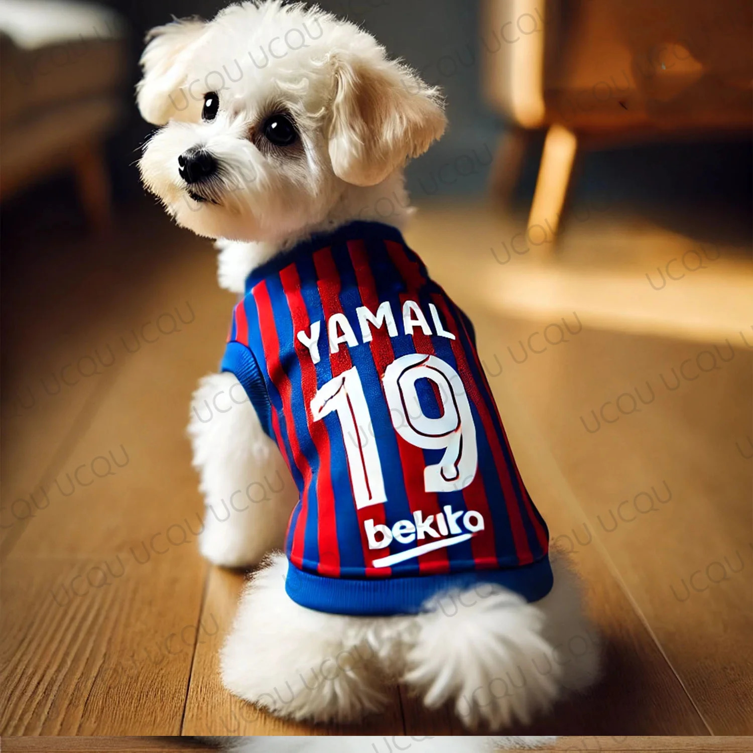 19 Pet Football Clothes Red Blue Dog Shirt Summer Breathable Soccer Style for Small Dogs Jersey 250729