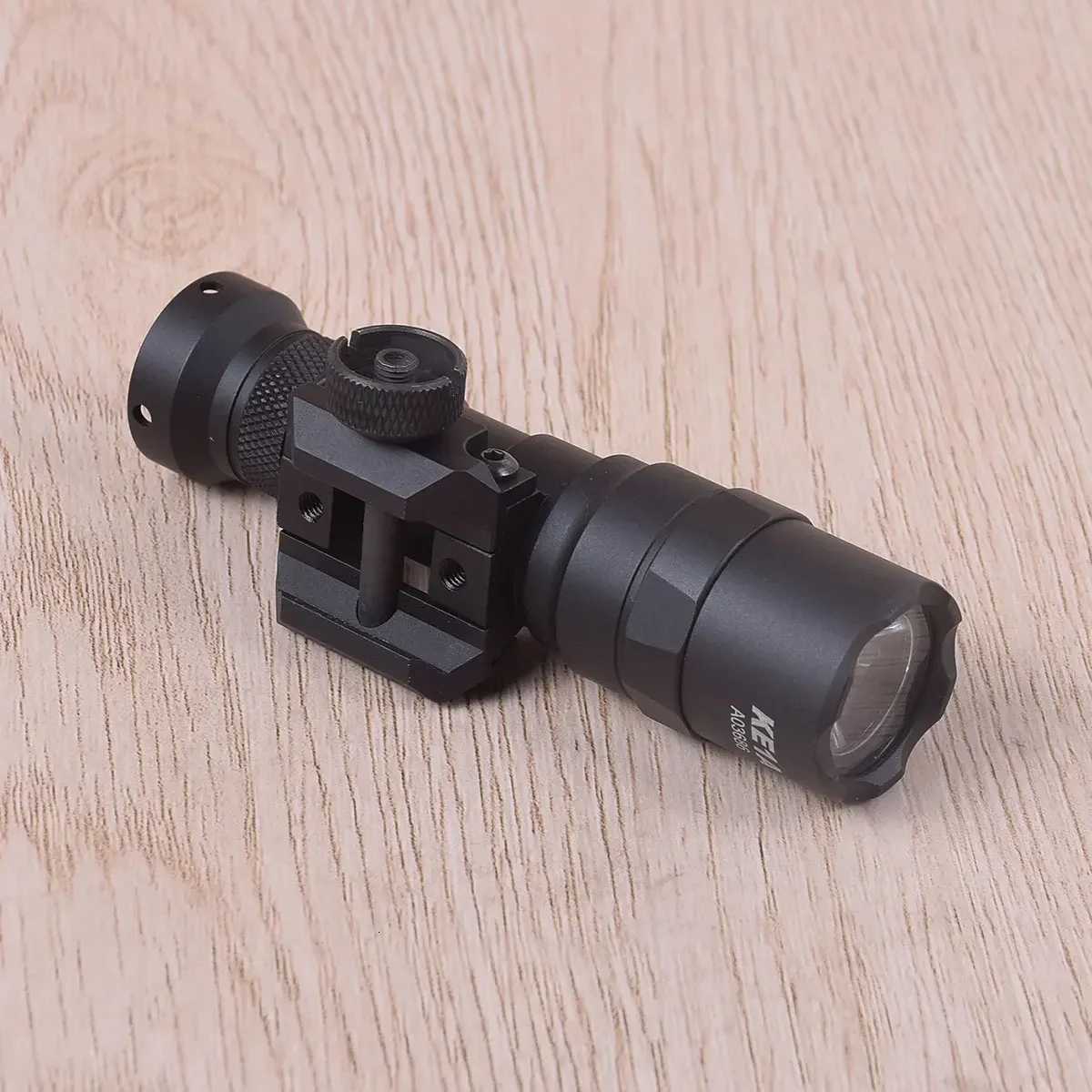 Tactical M300B M300 Scout Light HK416 AK47 Rifle Weapon Flashlight LED Hunting Torch Momentary Pressure Pad Switch R250728