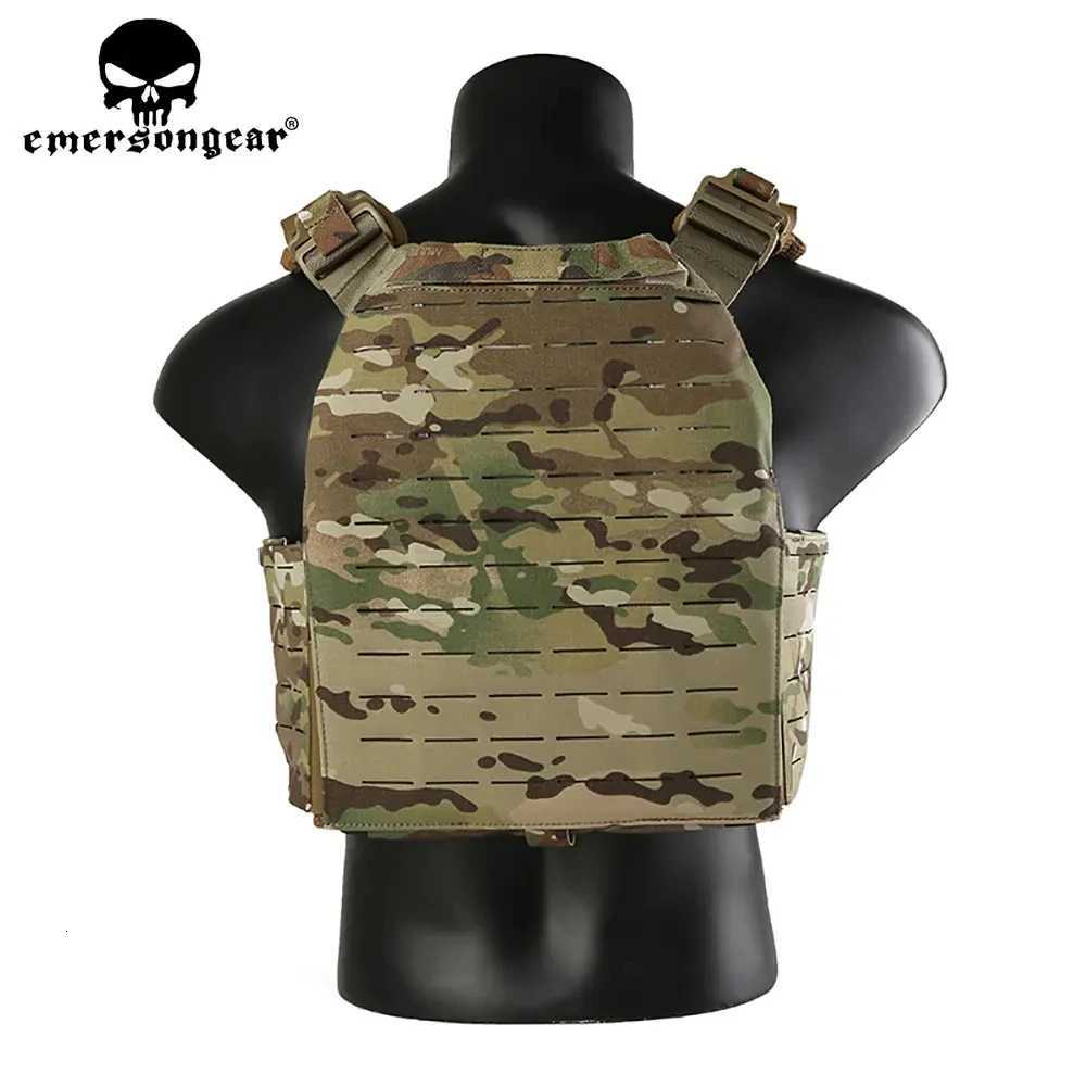 EMERSONGEAR Tactical Vest Lasercut Plate Carrier ROC Quick Release Hunting Cummerbund Aussault Airsoft Paintball Shooting EM7408 Z250728