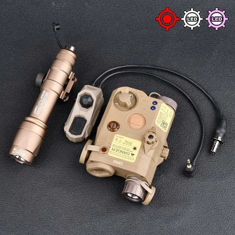15 Tactical PEQ Red/Green/Blue Laser IR Fill Light SF M300 M600 Hunting Flashlight AXON Remote Switch Airsoft Accessories XJ250728