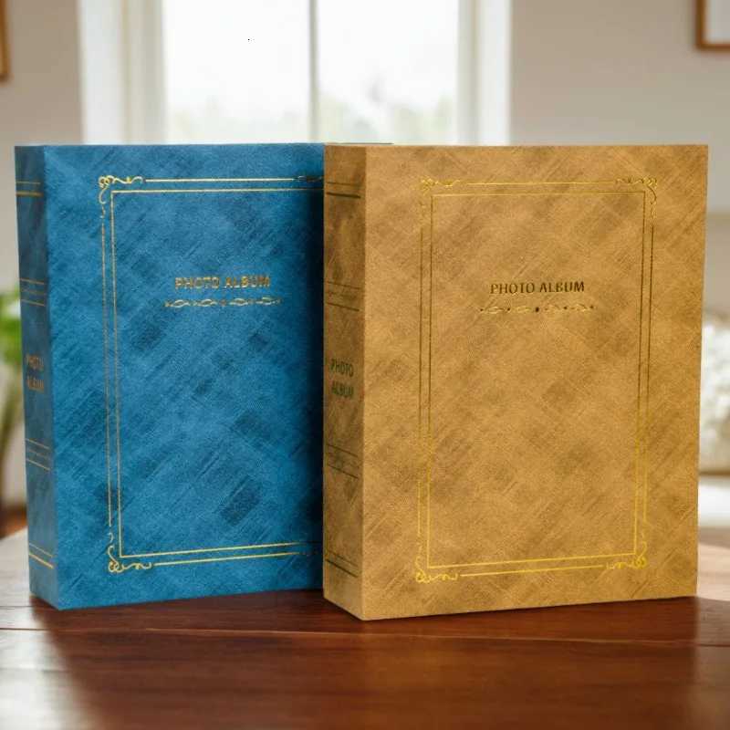 Vintage Sle Photo Album with Transparent Pages shsh Inch 200 Photo Capaci Elegant Wedding Birthday Christmas Photocard Holder Z250729