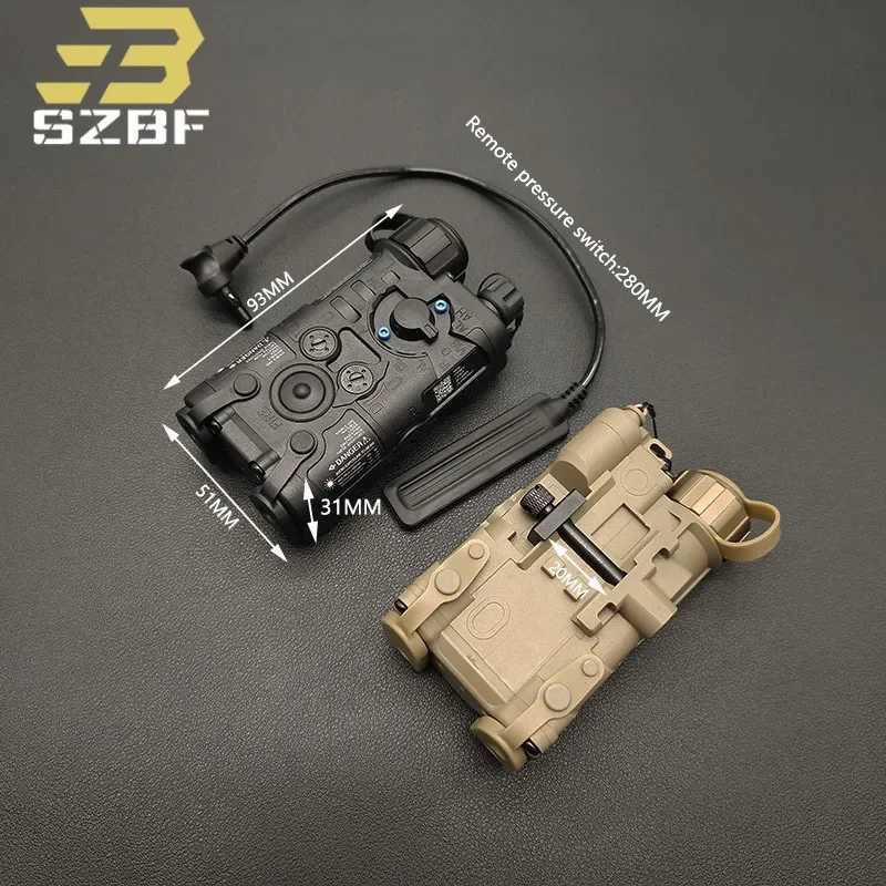 3000mAh Nylon L3 NGAL Green or Red Laser IR Pointer +LED Light Strobe Flashlight for Airsoft Hunting Weapon Lights PEQ15 DBAL-A2XJ250728