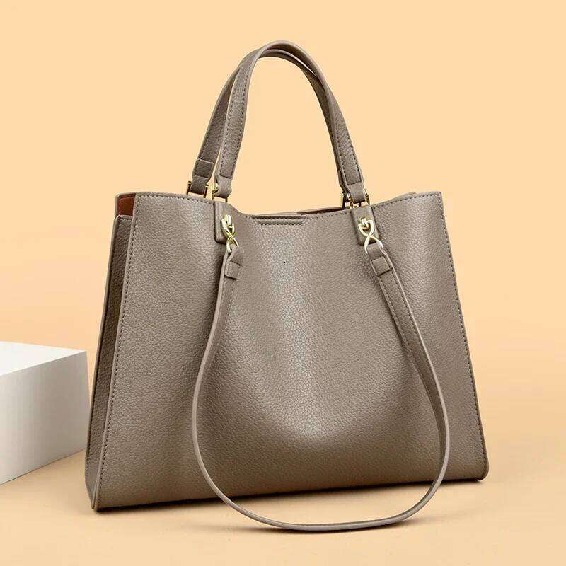 Lanjia- Genuine Brand Designer Women Bags High Quality Leather Shoulder Crossbody Messenger Tote Bag Large Handbag F3035