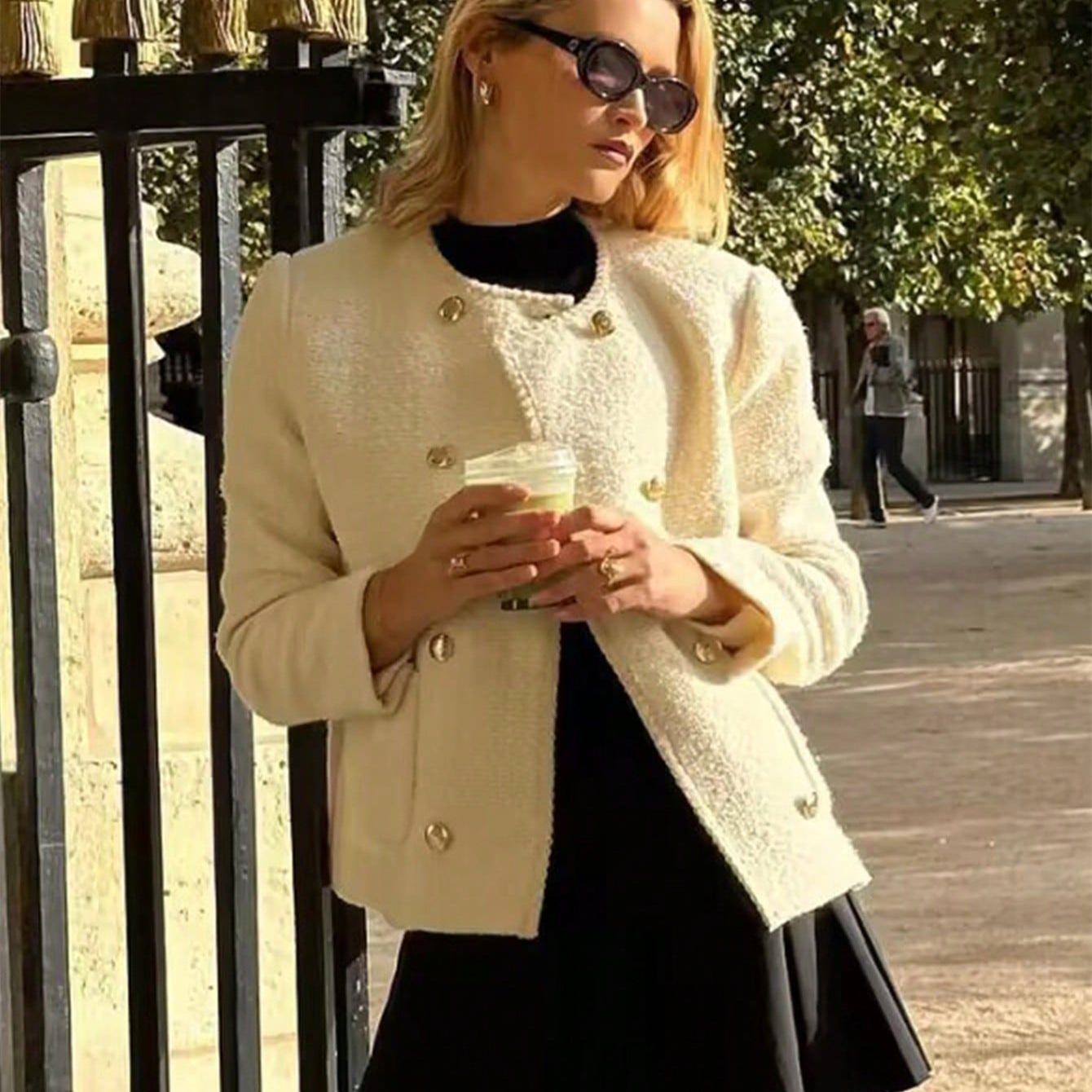 Free shipping designer coat for women Casual jacket fashionable personality simple and comfortable commuting suit