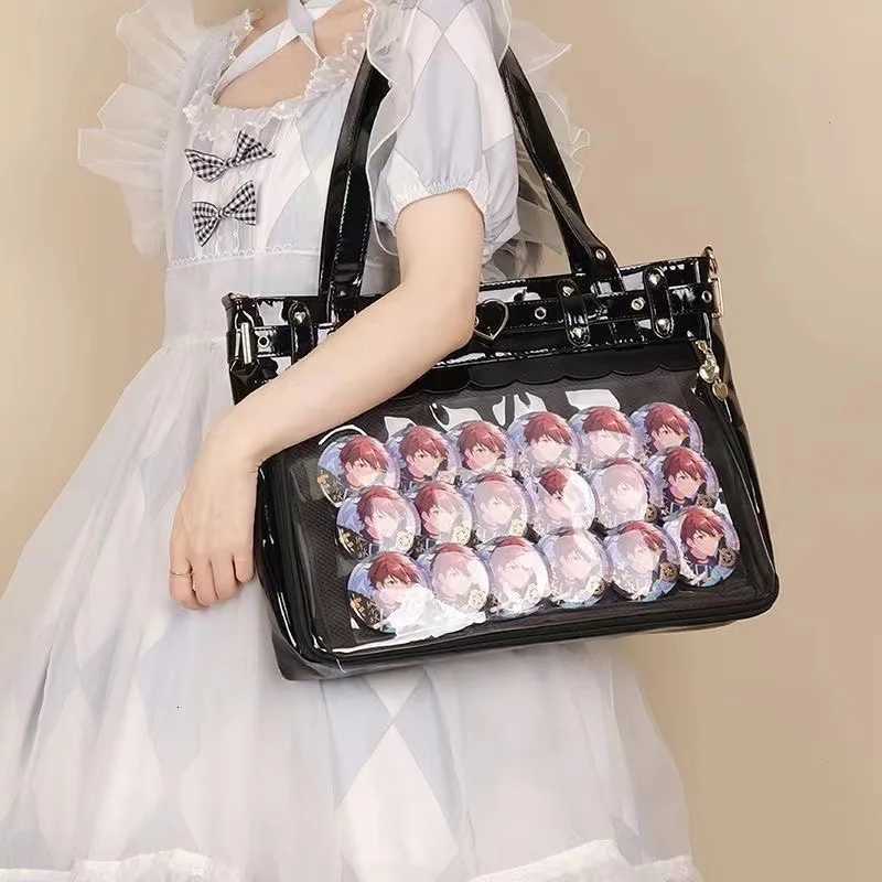 New Original Niche Design Girl Cute Cool Ita Bag JK Uniform Shoulder Bag Y2K Large Capacity Portable Ulzzang Tote Bag G250729