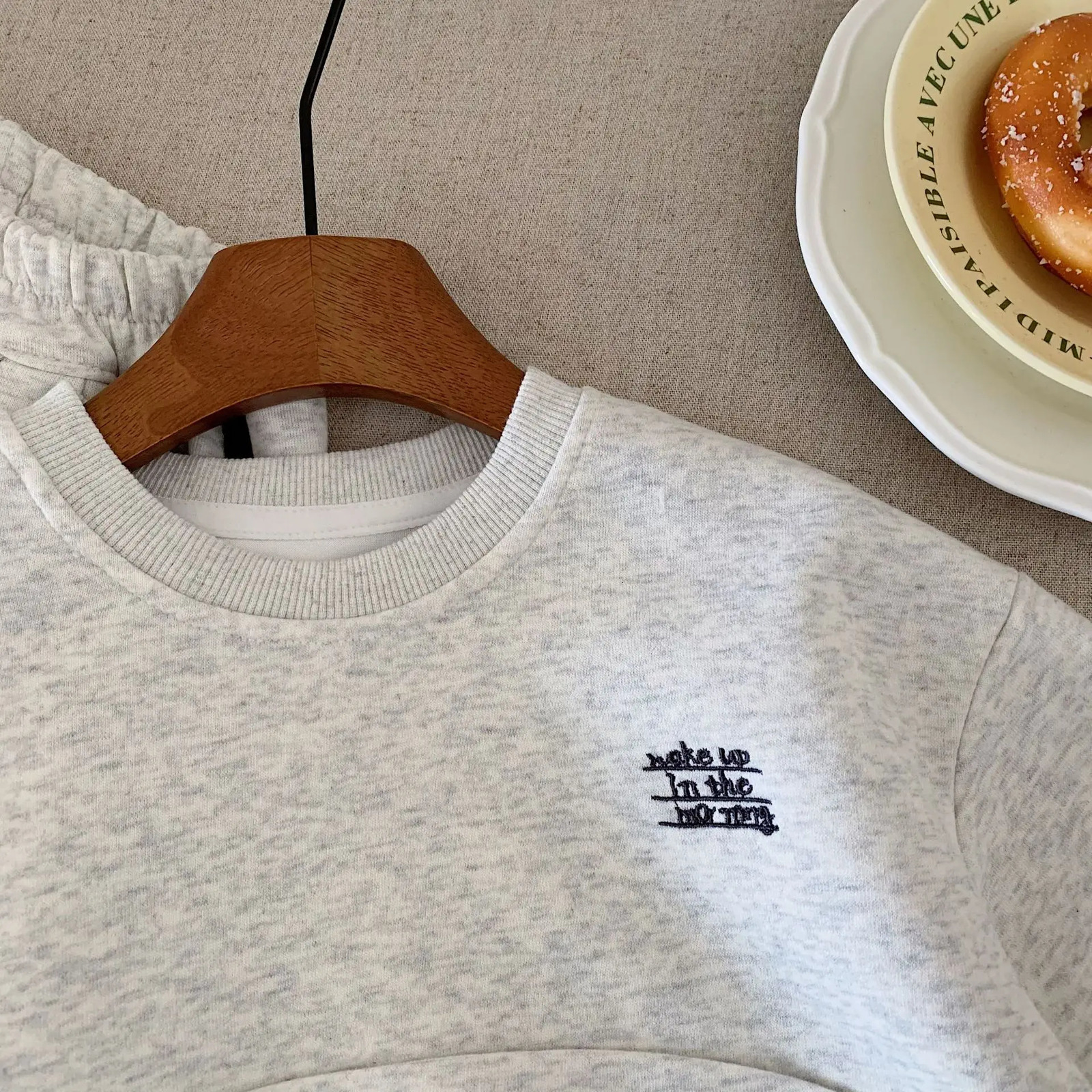 Autumn Toddler Boys Sport Sets Letter Embroidery Sweatshirtstriped Pant Kids Baby Boys Sets Casual Two-piece Suit For 1-8Y Boys 250729