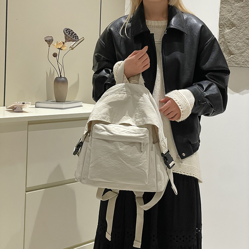 Colorful Fox New Korean Style Women's Large Capacity Lightweight Commuting Casual Female College Student Backpack ddmymoon