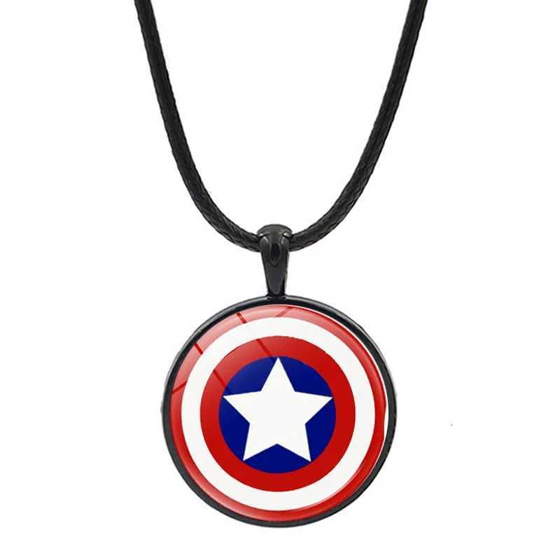 Movie Ctain America 4 Necklace for Men Wen Shield Fashion Pendant Ornaments Y2K Chains Jewelry Accessories Gifts Y250730