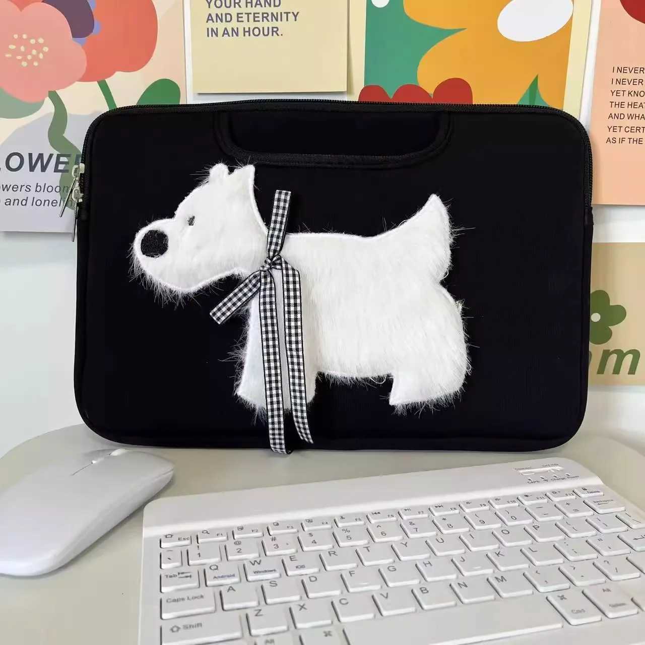 Carto Cute Plush Dog Laptop Bag 11 13.3 14 15 15.6 Inch For Book Air Pro Samsung Dell Huei HP 16 Inch Notebook Pouch y250730